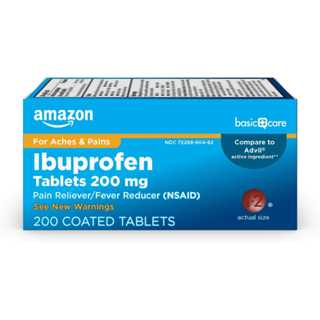 Ibuprofen Tablets 200mg🌟รักษาอาการปวด ลดไข้ ปวดกล้ามเนื้อและแก้อักเสบ🌟