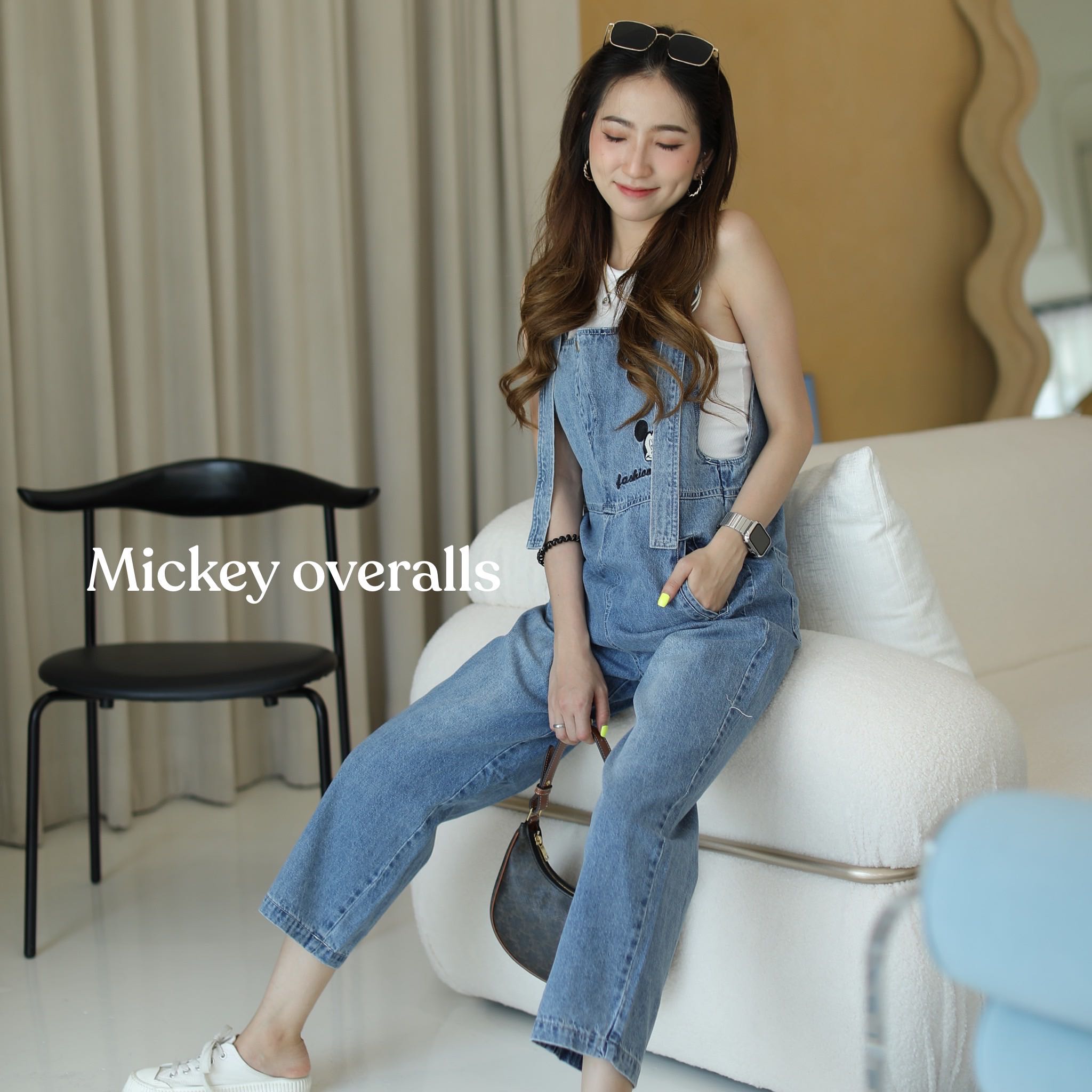 Mickey overalls - เอี๊ยมยีนส์มิกกี้