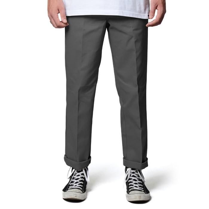 DICKIES 873 SLIM STRAIGHT WORK PANT CHARCOAL