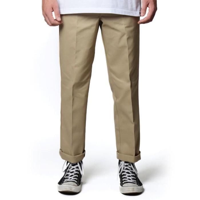 DICKIES 873 SLIM STRAIGHT WORK PANT KHAKI