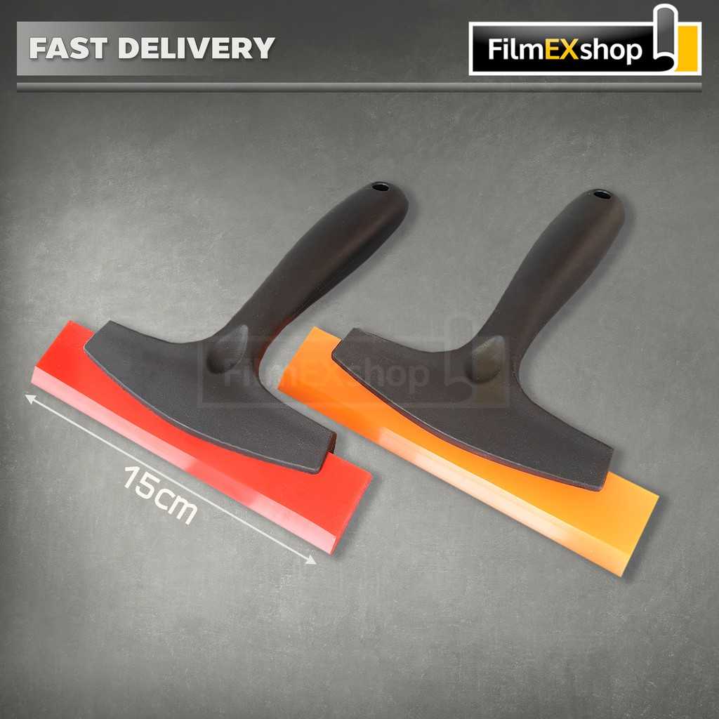 ยางรีดฟิล์มกระจก ยางรีดน้ำ ยางรีดสติ๊กเกอร์  HS19 Squeegee With Plastic Handle