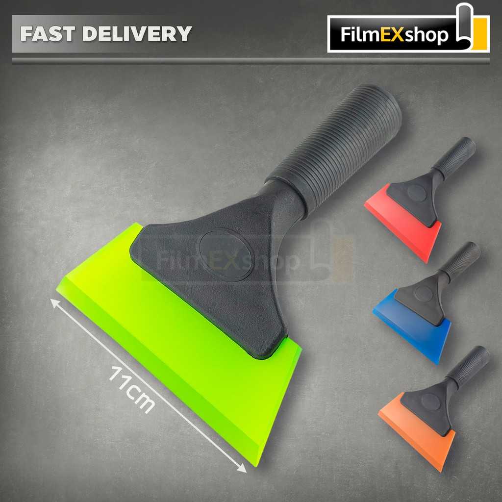 ยางรีดฟิล์มกระจก ยางรีดน้ำ ยางรีดสติ๊กเกอร์ HS18 Squeegee With Plastic Handle