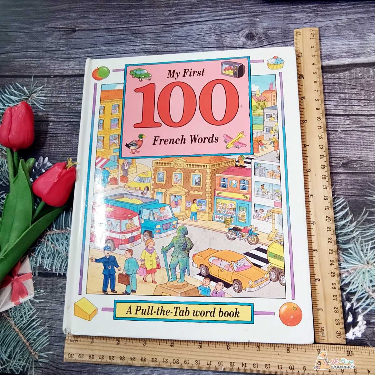 คำศัพท์ภาษาฝรั่งเศส-อังกฤษ║My First 100 French Words║★pull the tab ★มือสอง ★ปกแข็ง