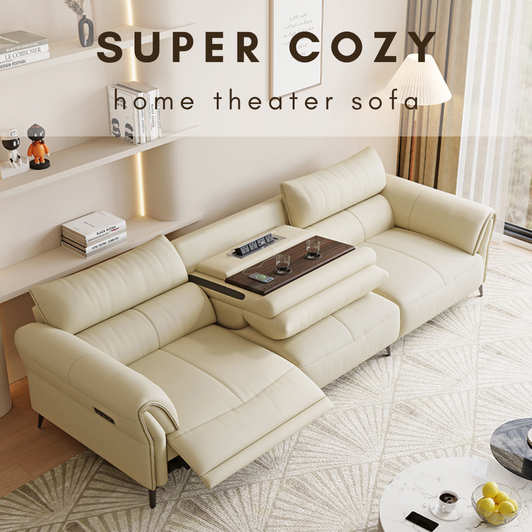 Super cozy home theater sofa 