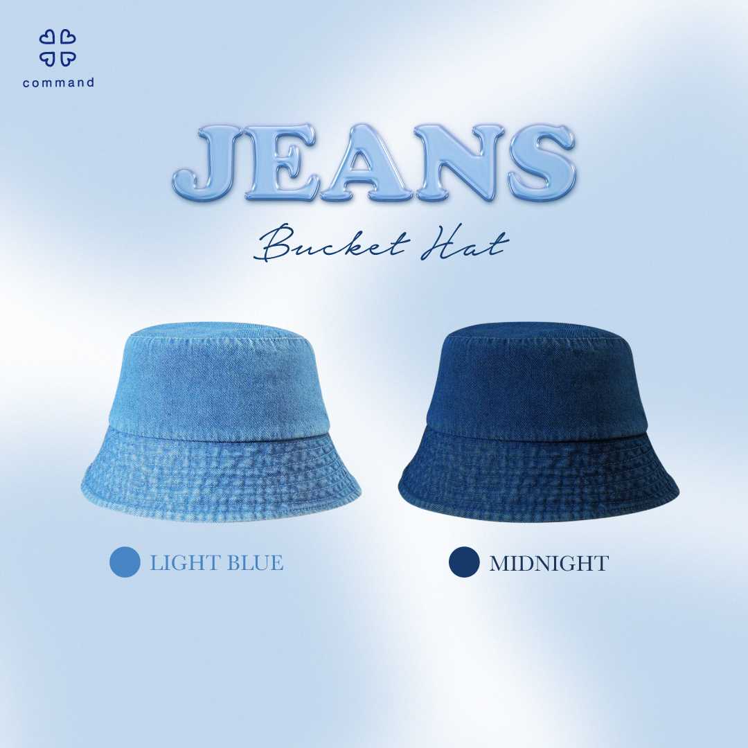 หมวกบักเก็ตยีนส์ Jeans Bucket