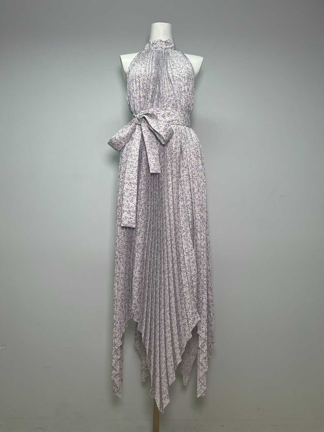 Double bow dress - Purple