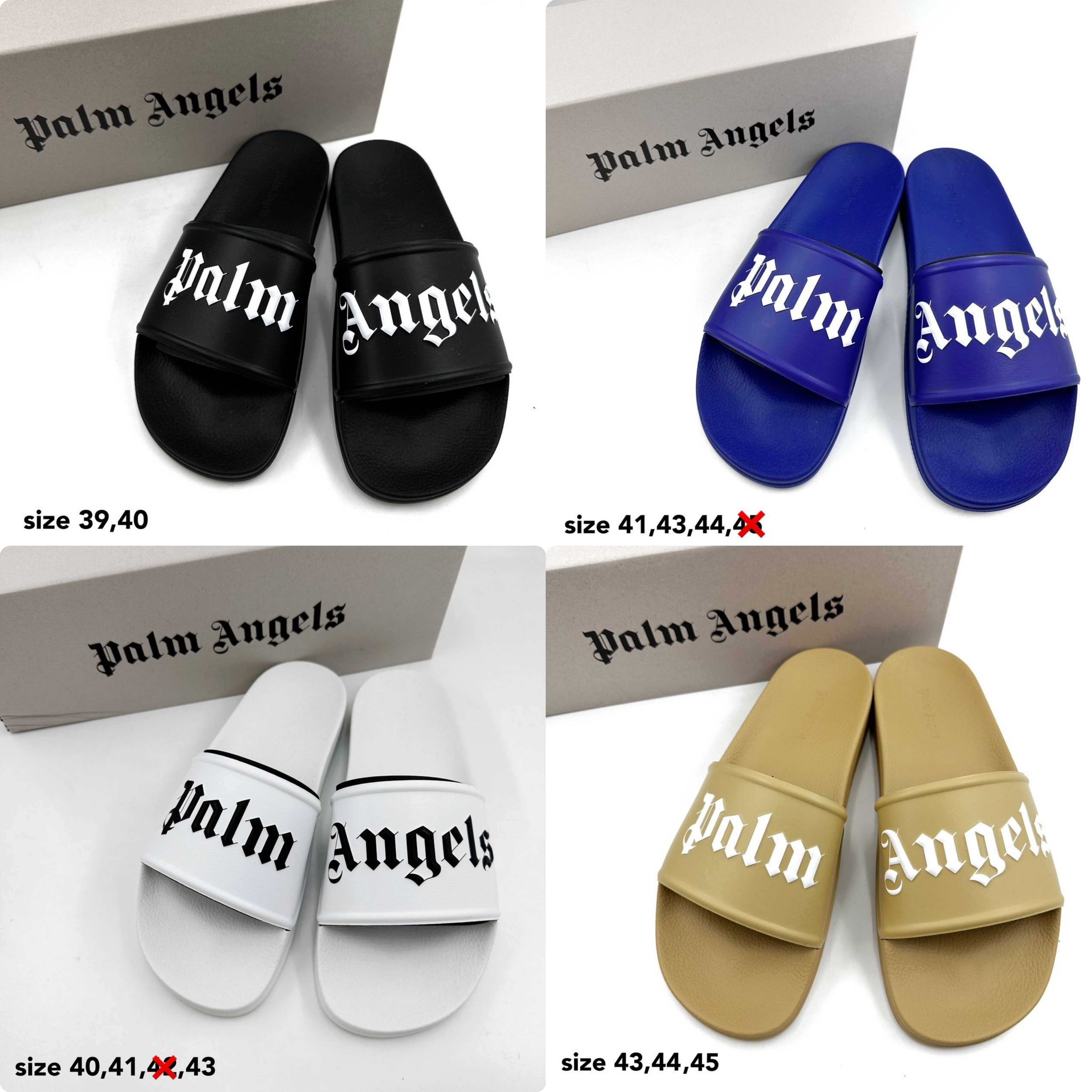 รองเท้าแตะ PALM ANGELS SLIDE .📌(ทักเชทก่อนสั่งซื้อ)