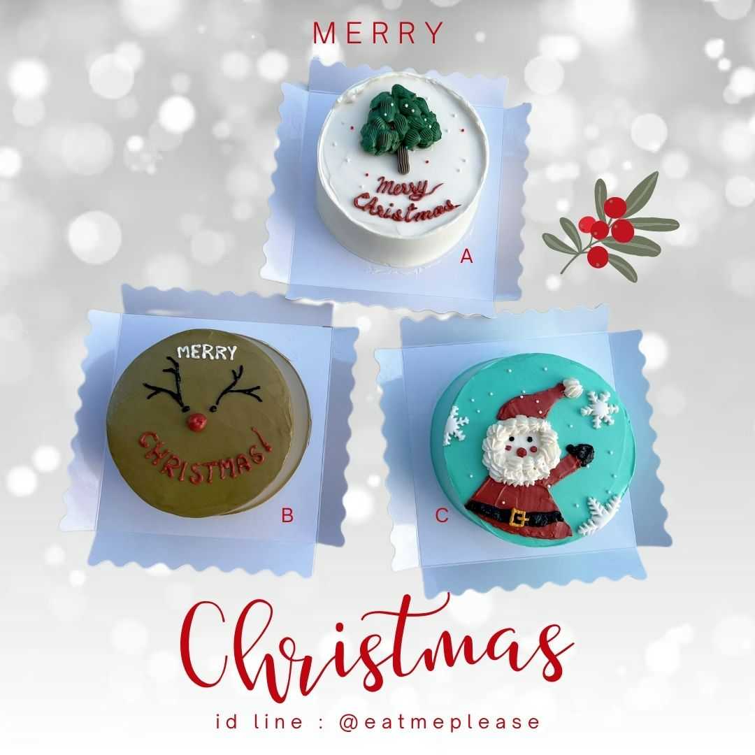 Christmas Cake เค้กคริสต์มาส เค้กปีใหม่ ของฝากปีใหม่ ของขวัญปีใหม่