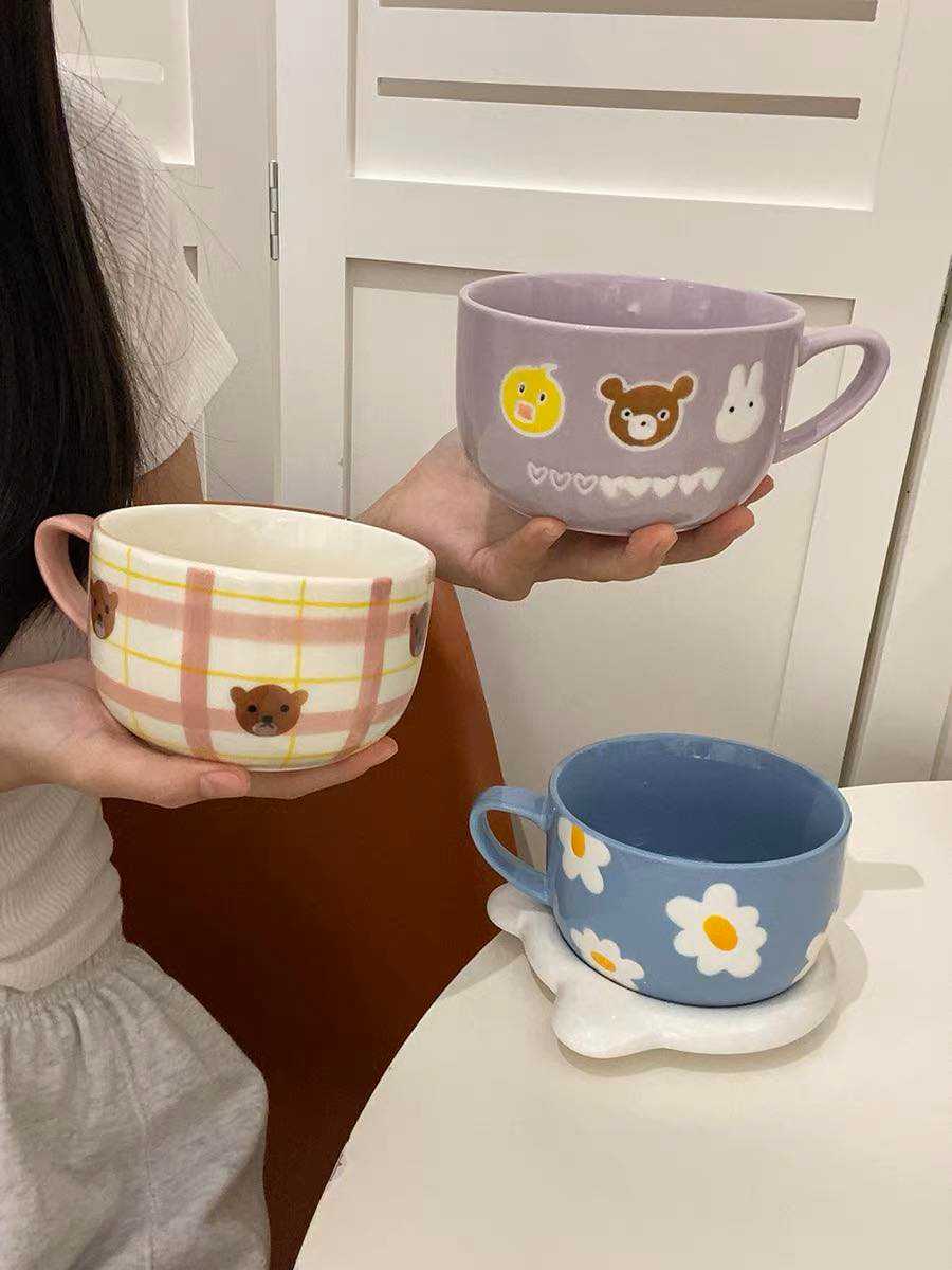 ชุดกาแฟสุดคิ้วววท์ 🐻🌸💙 Twinnies Decor