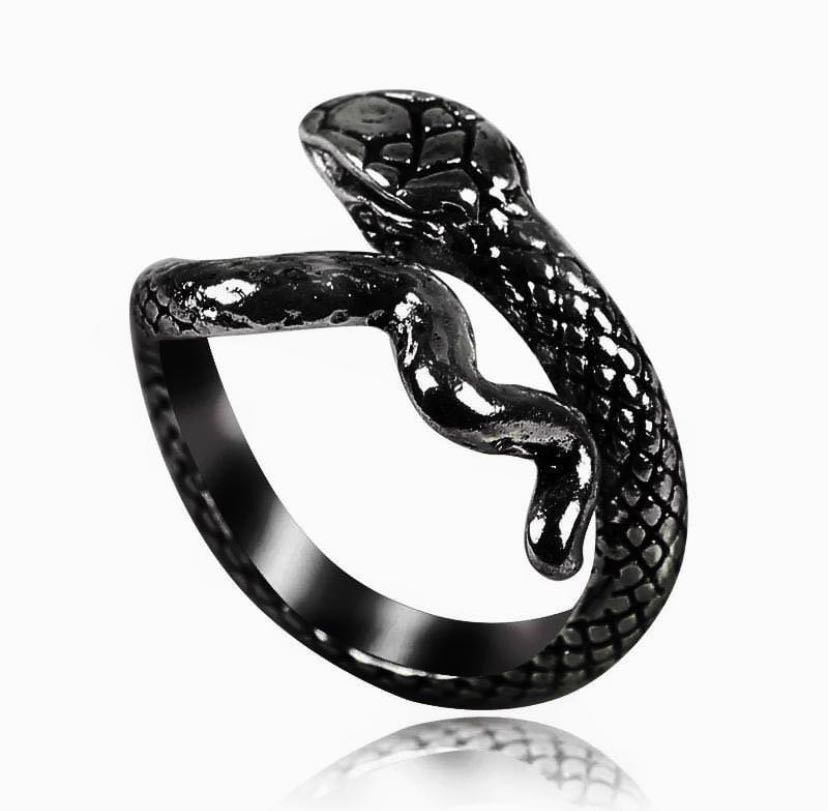 Black Snake ring