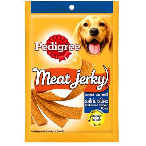 ขนมสุนัข Pedigree มีทเจอร์กี้  รสไก่บาร์บีคิว 80 กรัม