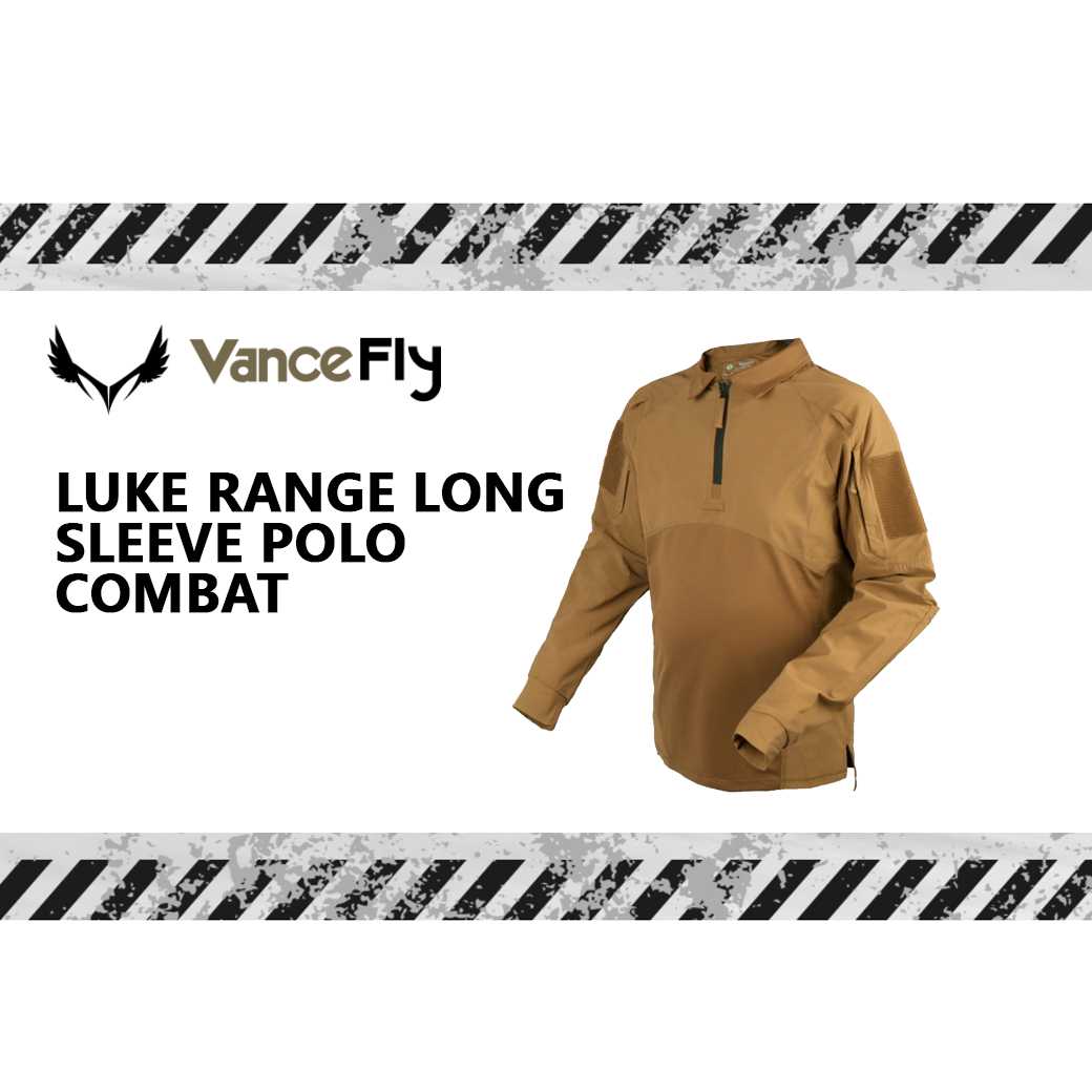 Luke Range Long Sleeve Polo Combat Shirt