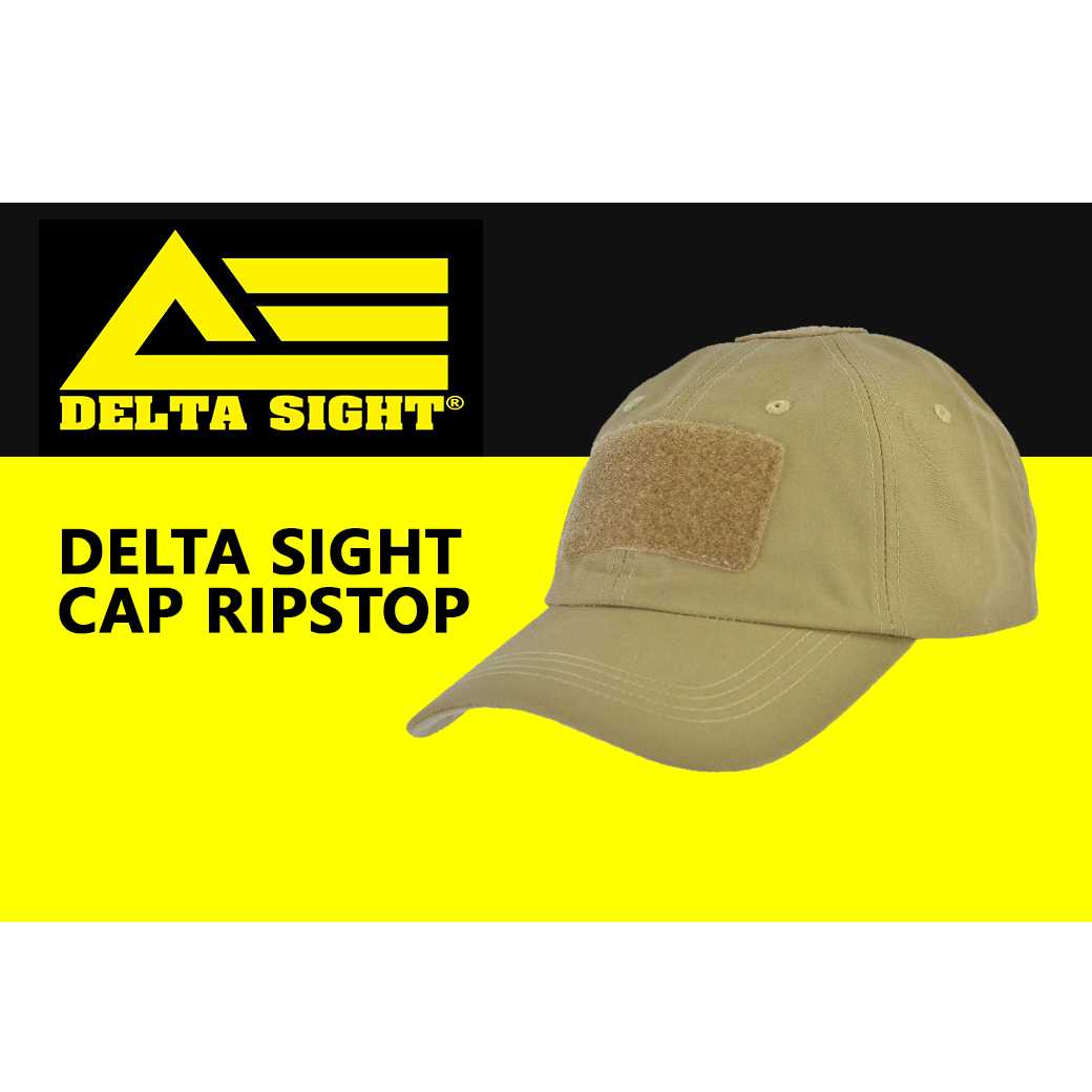 หมวกแก๊ป Delta-Sight Ripstop สี Coyote