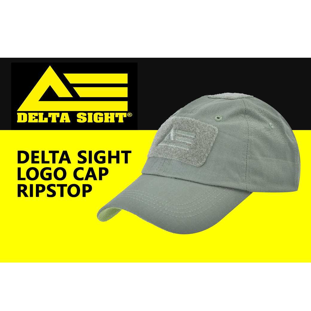 หมวกแก๊ป Delta-Sight Logo Ripstop โอลีฟกรีน