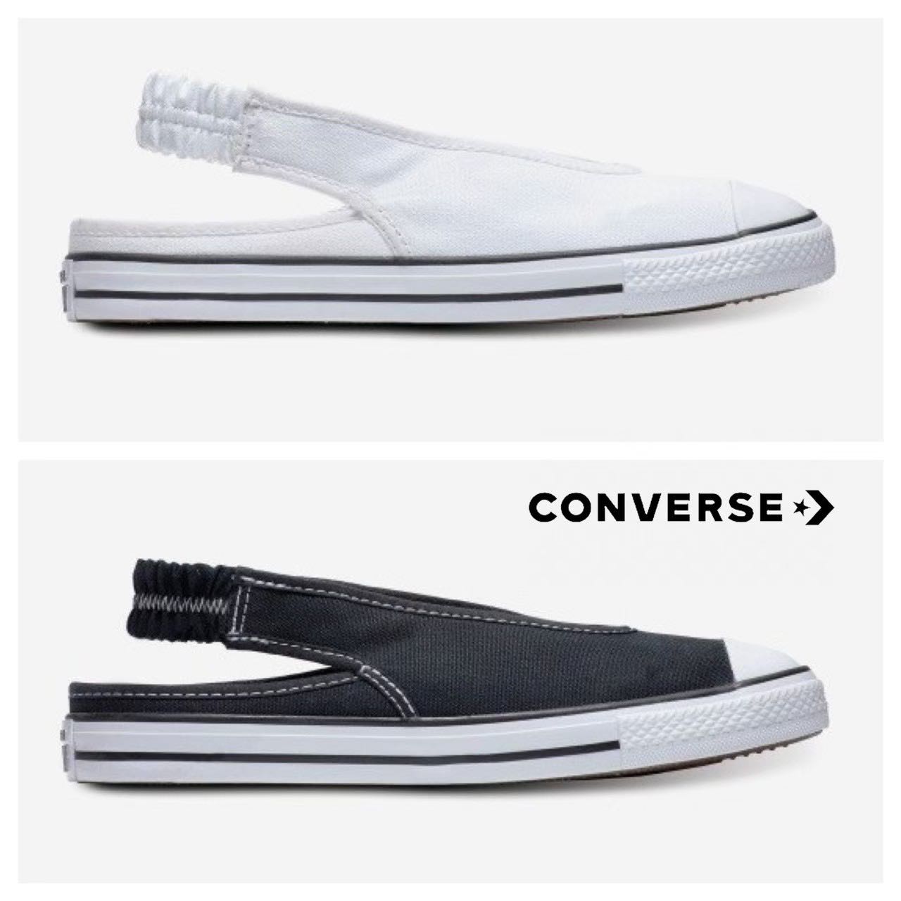 CONVERSE CTAS DAINTY SLINGBACK CANVAS SLIP WHITE