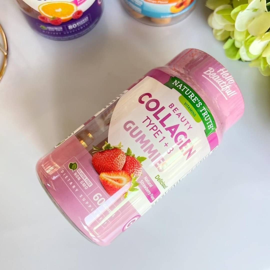 Nature’s Truth Gummies Collagen Type 1+3 กระปุก 60 เม็ด