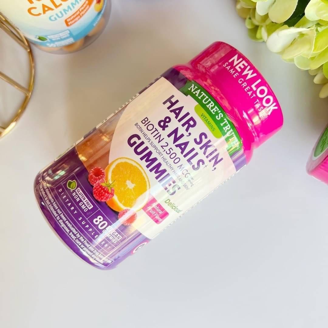 Nature's Truth Hair Skin & Nails Biotin 2500mgc กระปุก 80เม็ด