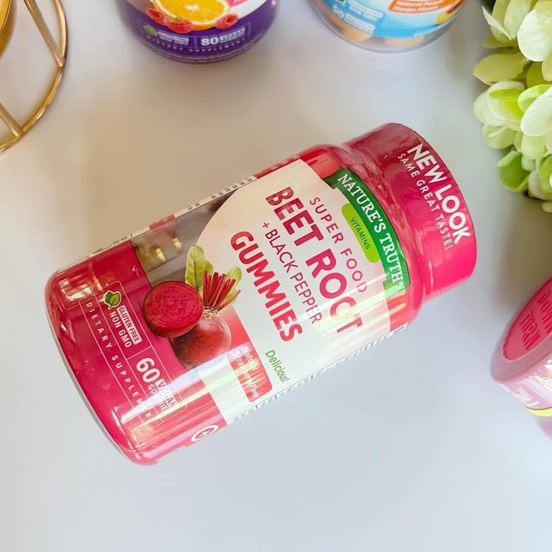 Nature's Truth Super Food Beet Root + Black Pepper  60 เม็ด