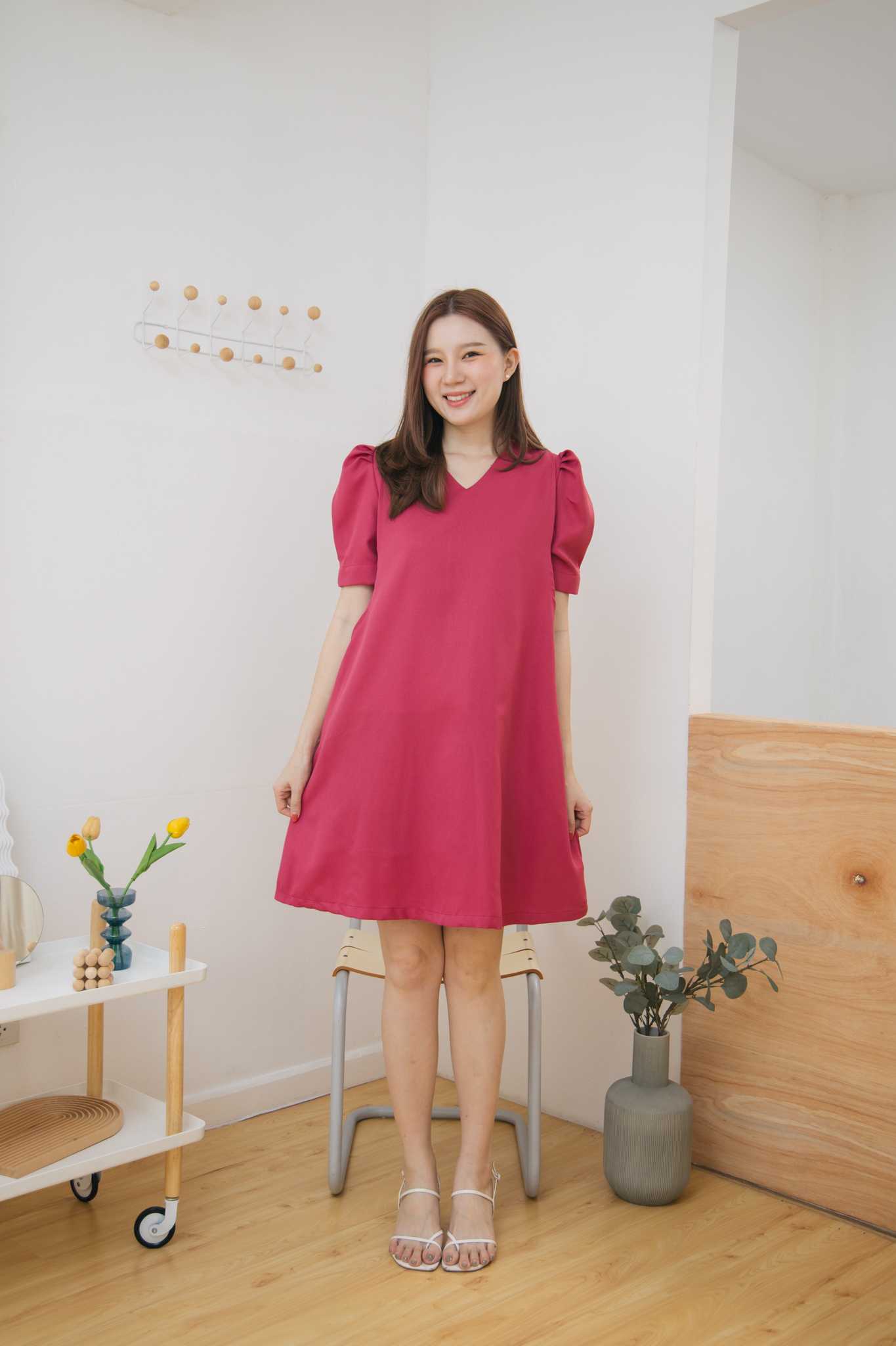 เดรสให้นม Rasberry paris dress