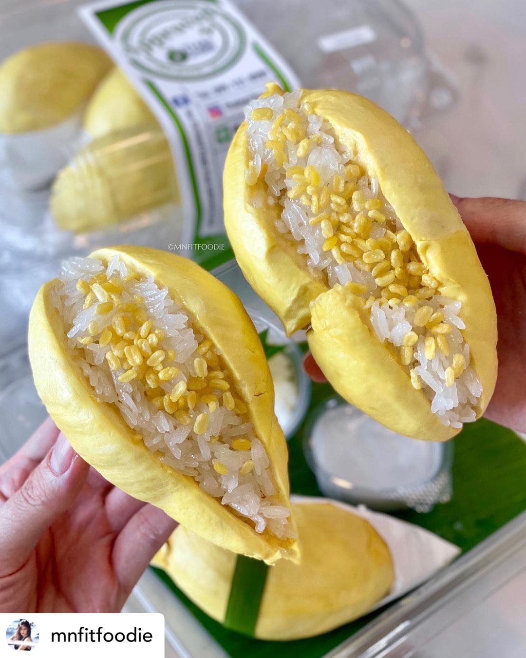 Set ข้าวเหนียวทุเรียนพร้อมทาน