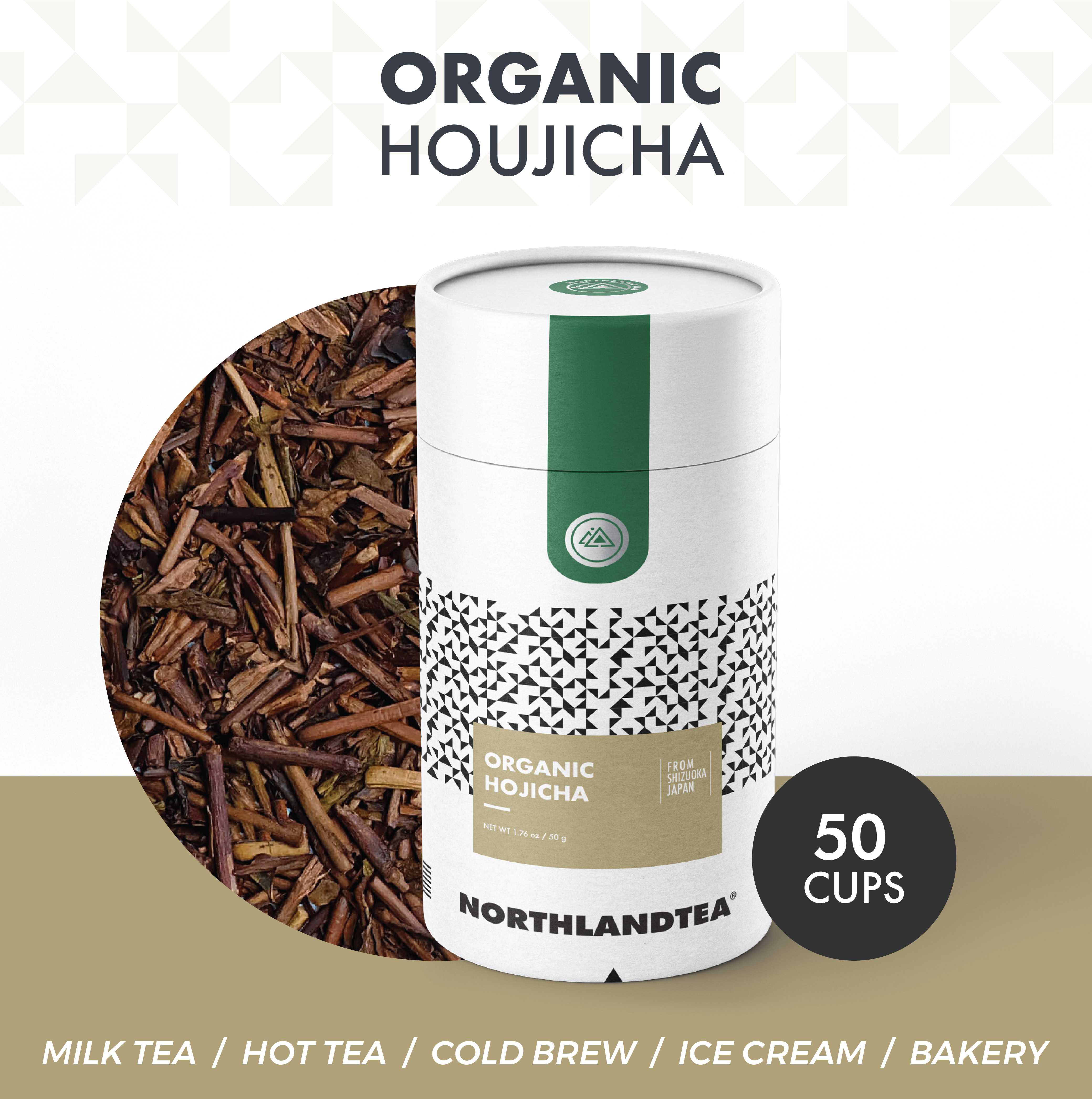 ชาโฮจิฉะ JAS ออร์แกนิค ขนาด 50 กรัม HOT & ICED TEA / COLD BREW