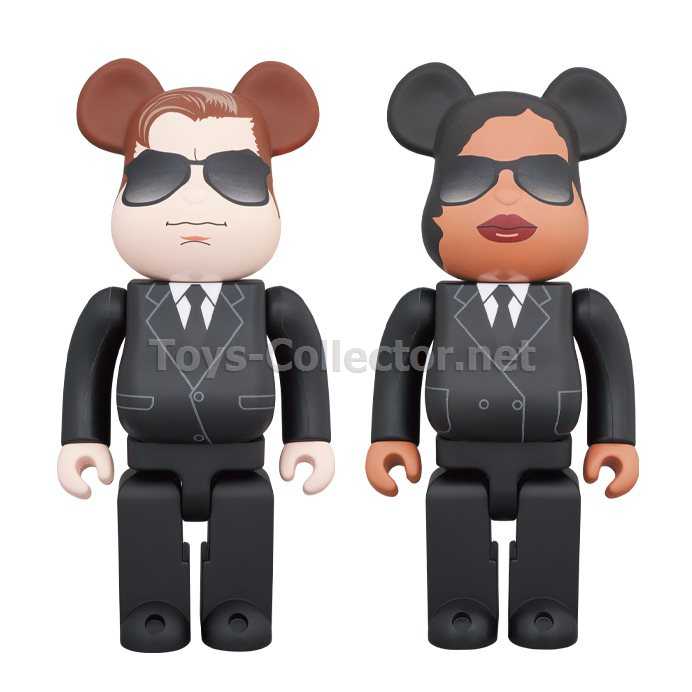 Be@rbrick 400% คู่ M.I.B. AGENT H+M - MEN IN BLACK INTERNATIONAL (TC)