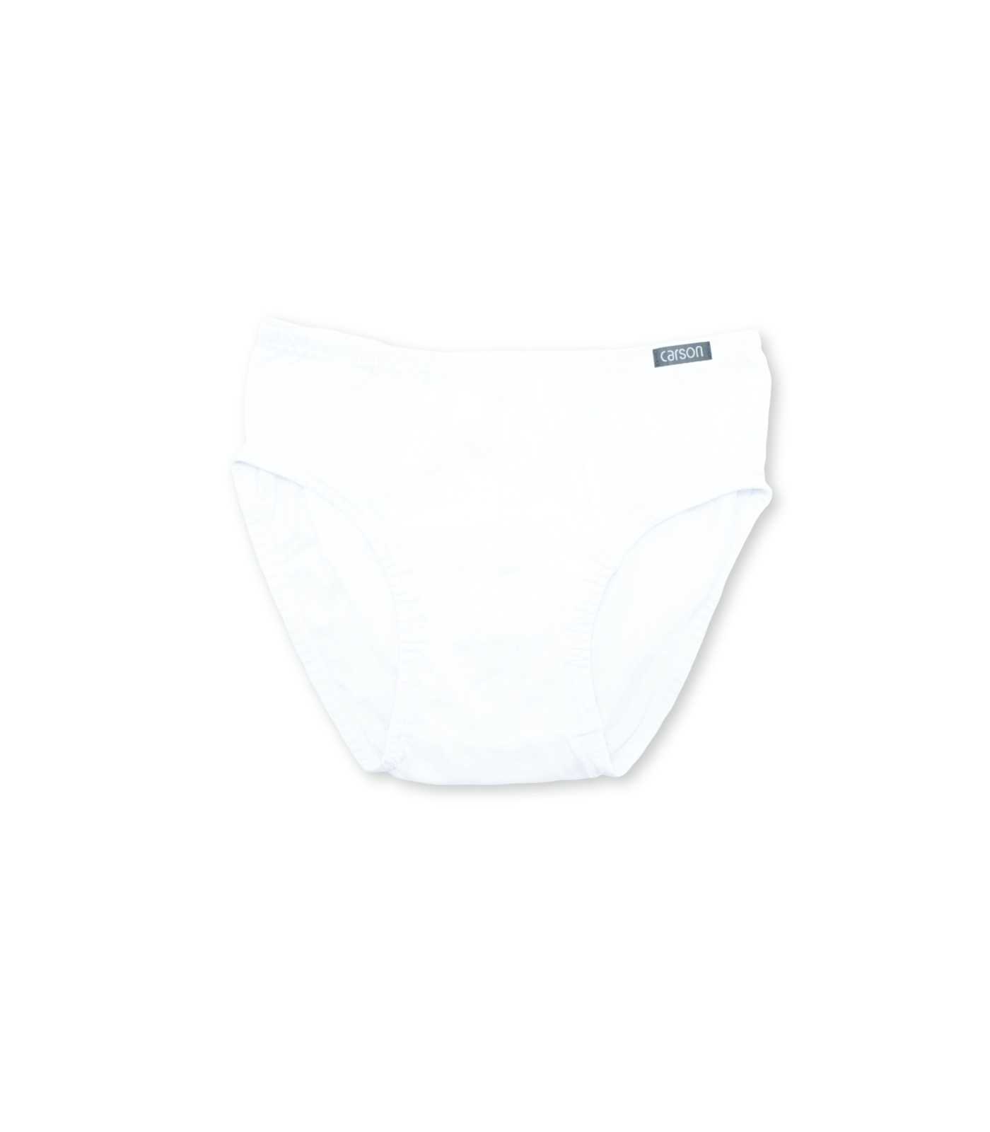 กางเกงในเอวหุ้ม Carson ผ้า cotton 100%  สำหรับเด็กผู้ชายสีขาวล้วน แพ็ค 3 ตัว (MBI501WH)