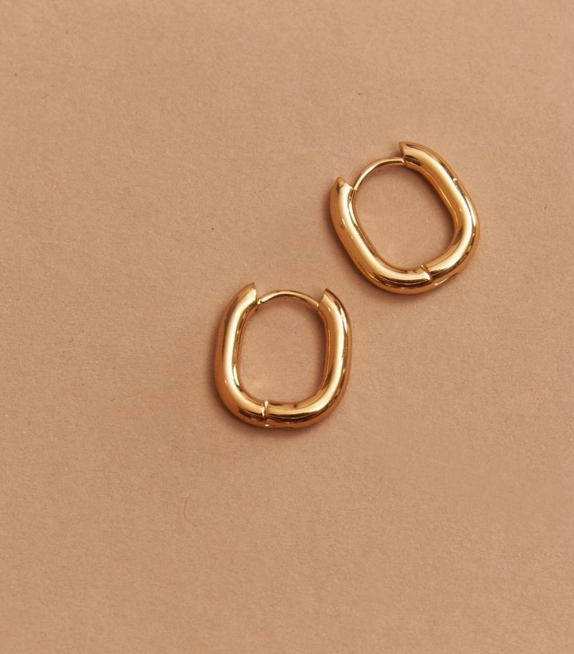 Aria Gold Plated Earrings