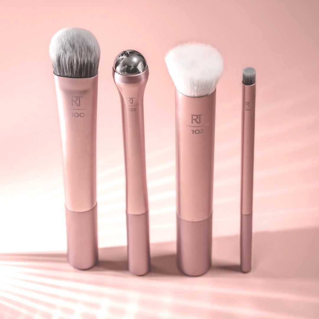 เซ็ตแปรงเตรียมผิว Real Techniques 4 piece Prep and Prime Set