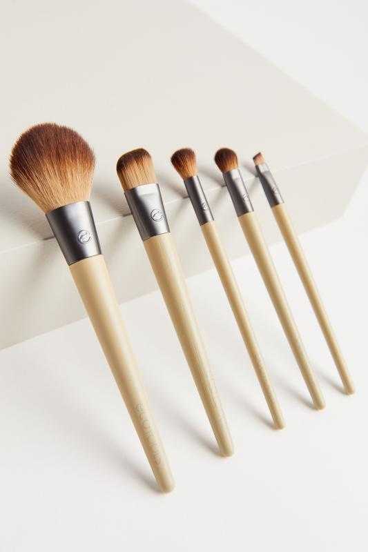 EcoTools ชุดแปรง Start The Day Beautifully เซ็ต 5 ชิ้นพร้อมกล่องเก็บ