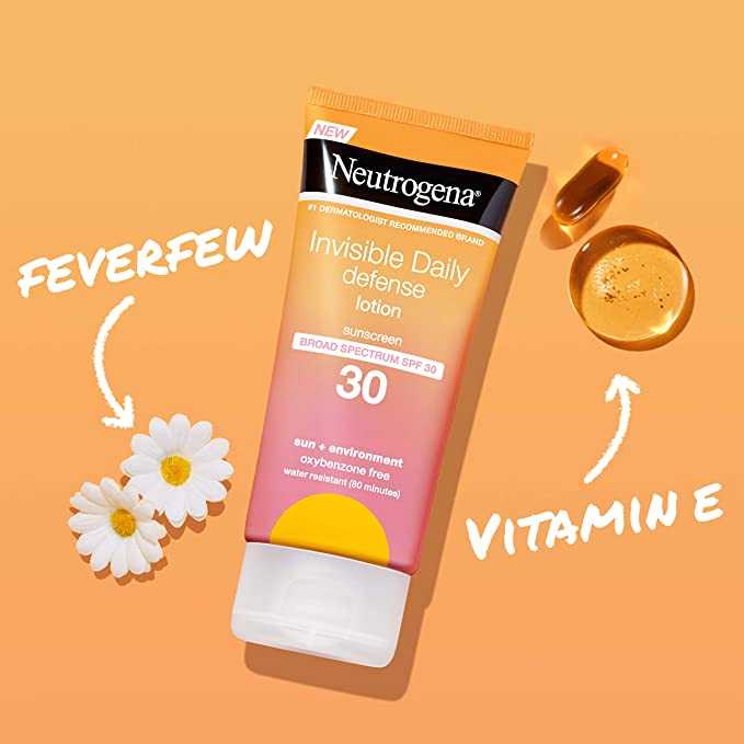 กันแดด Neutrogena Invisible Daily Defense Lotion, SPF 30 88ml.