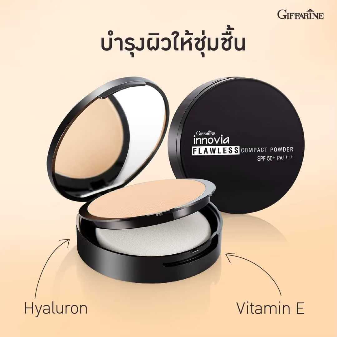กิฟฟารีน อินโนเวีย ฟลอเลส คอมแพ็ค พาวเดอร์ เอสพีเอฟ 50+ พีเอ++++ 12440-12443