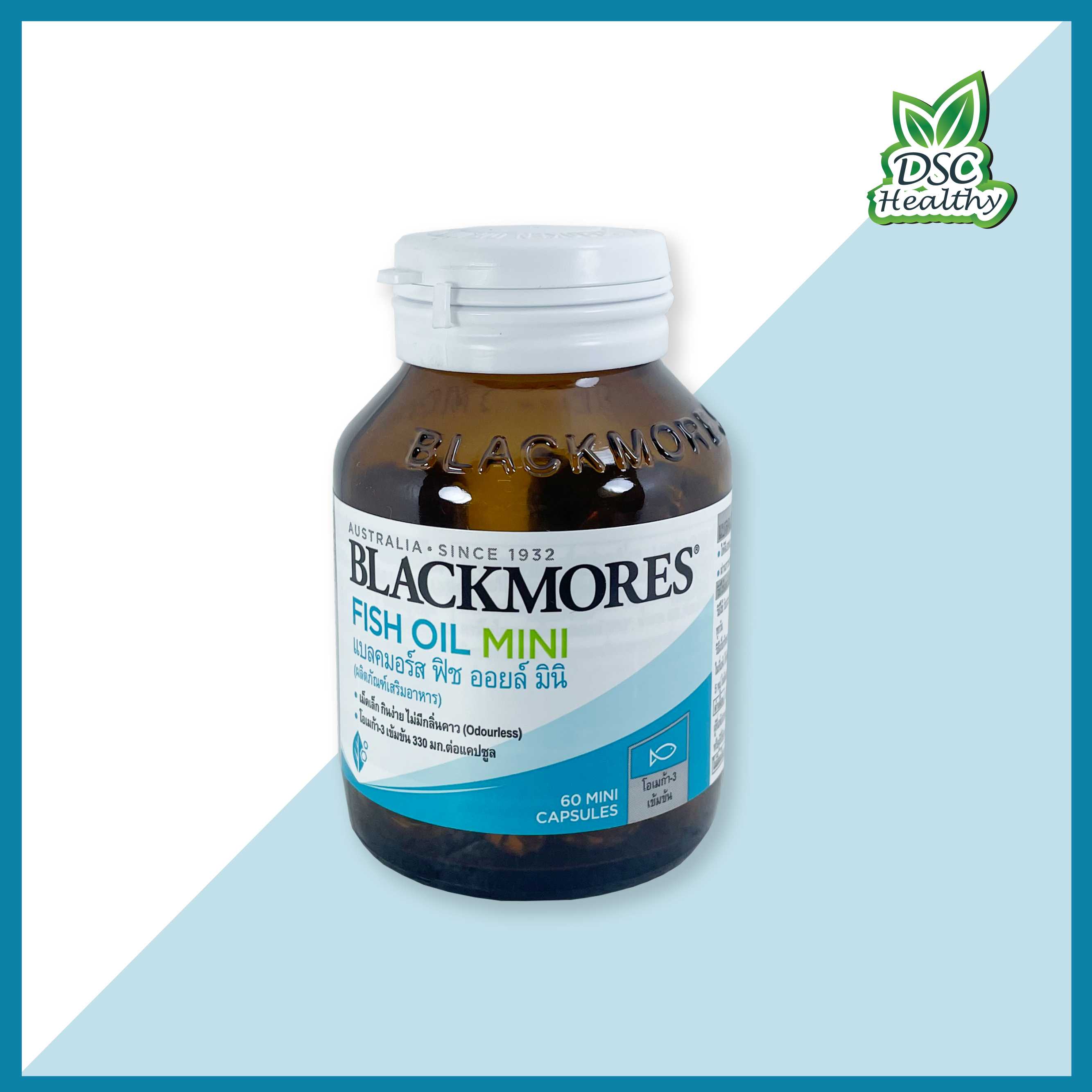 Blackmores FISH OIL MINI Mini Capsules ต่อต้านอนุมูลอิสระ 60 cap