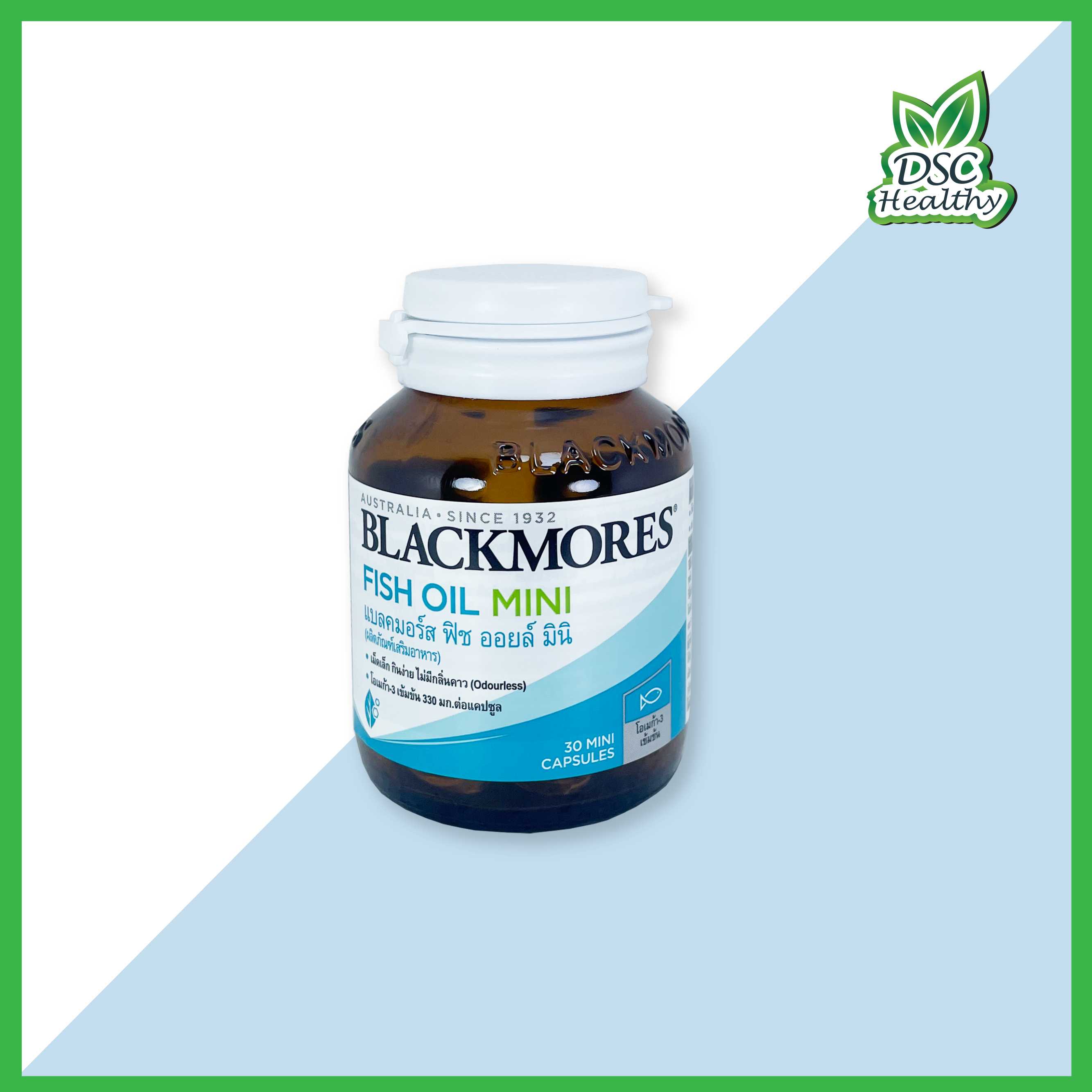 Blackmores FISH OIL MINI Mini Capsules ต่อต้านอนุมูลอิสระ 30 cap