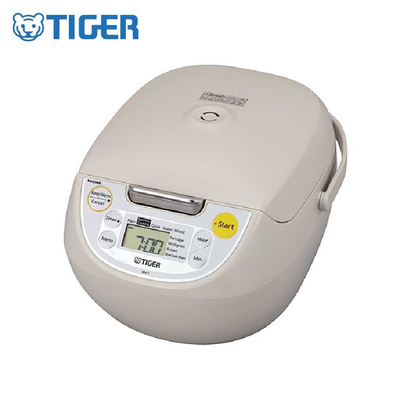 TIGER หม้อหุงข้าว Microcomputer รุ่น JBV-S ขนาด 1 ลิตร (5.5 ถ้วย) (TG-JBV-S10WC)