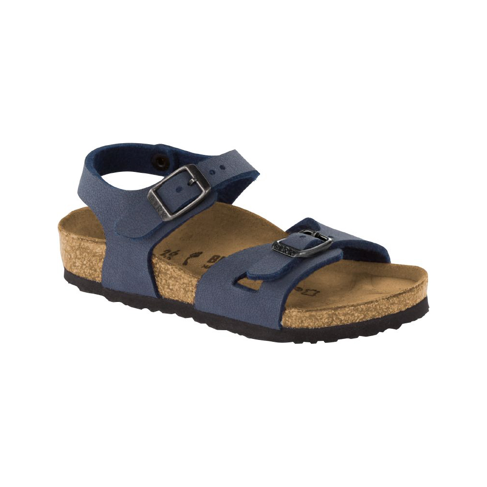 Birkenstock รองเท้าแตะรัดส้น เด็กผู้หญิง รุ่น Rio สี Navy - 1012503 (regular)