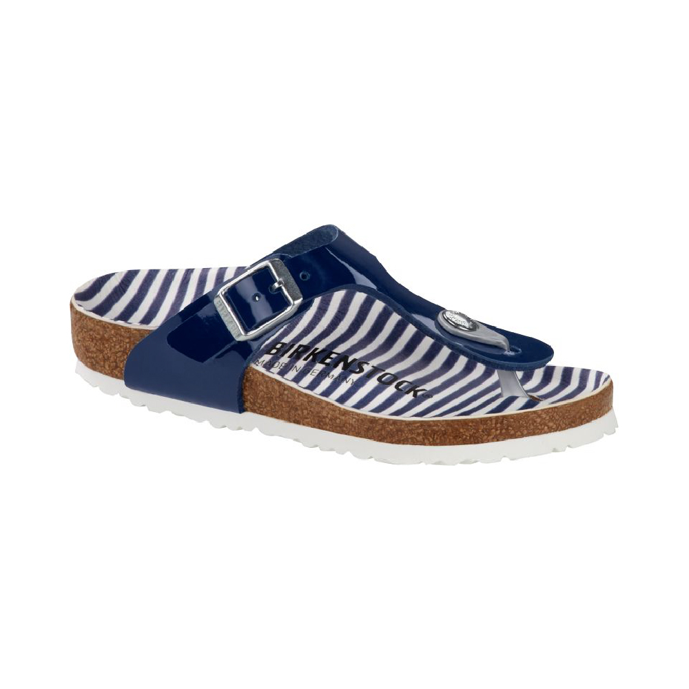Birkenstock รองเท้าแตะ เด็กผู้หญิง รุ่น Gizeh สี Nautical Stripes Navy - 1015628 (regular)