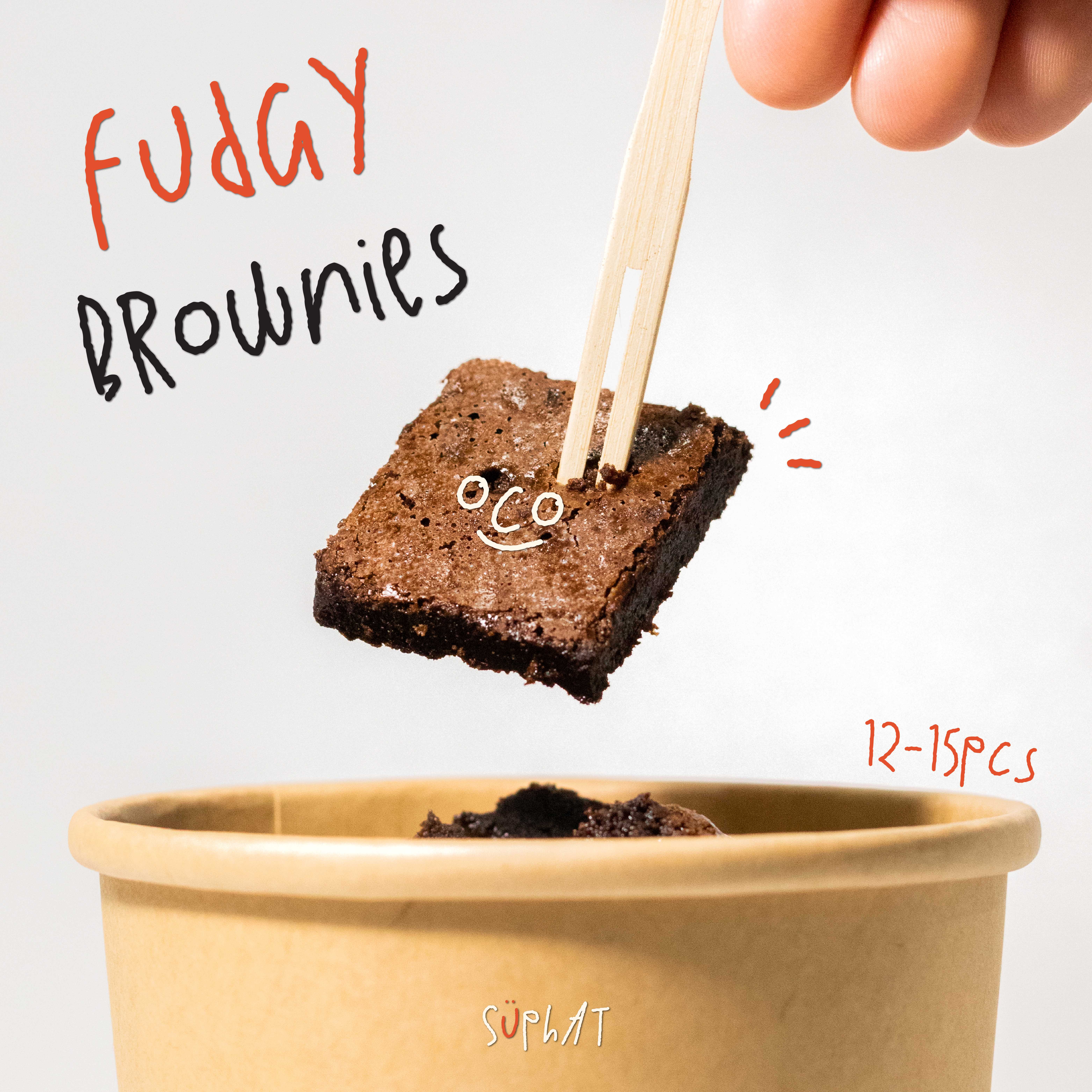 Fudgy Brownies(บราวนี่เนื้อฟัดจ์)