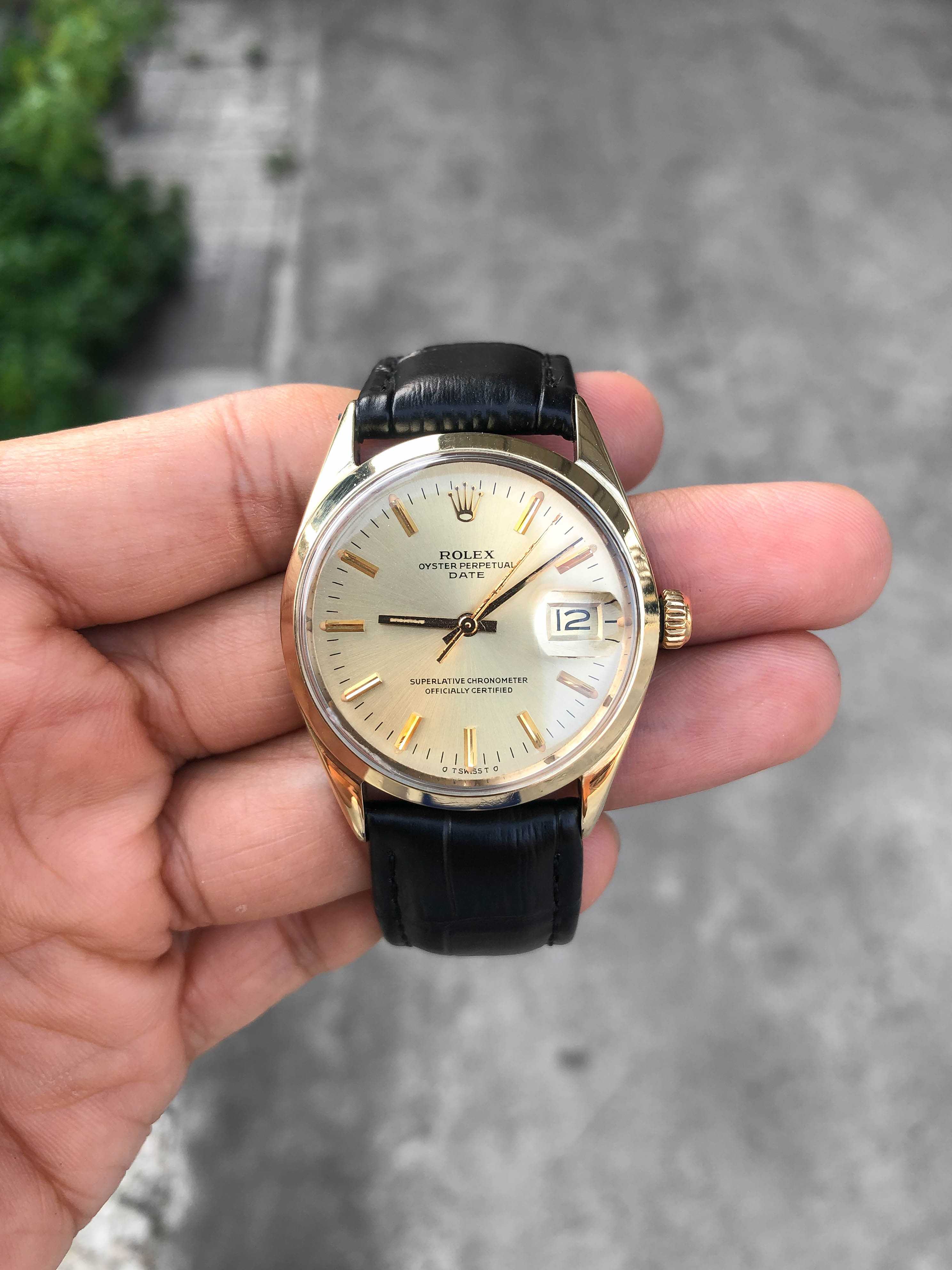 Rolex Oyster Perpetual Date Automatic Man Size ทองหุ้ม