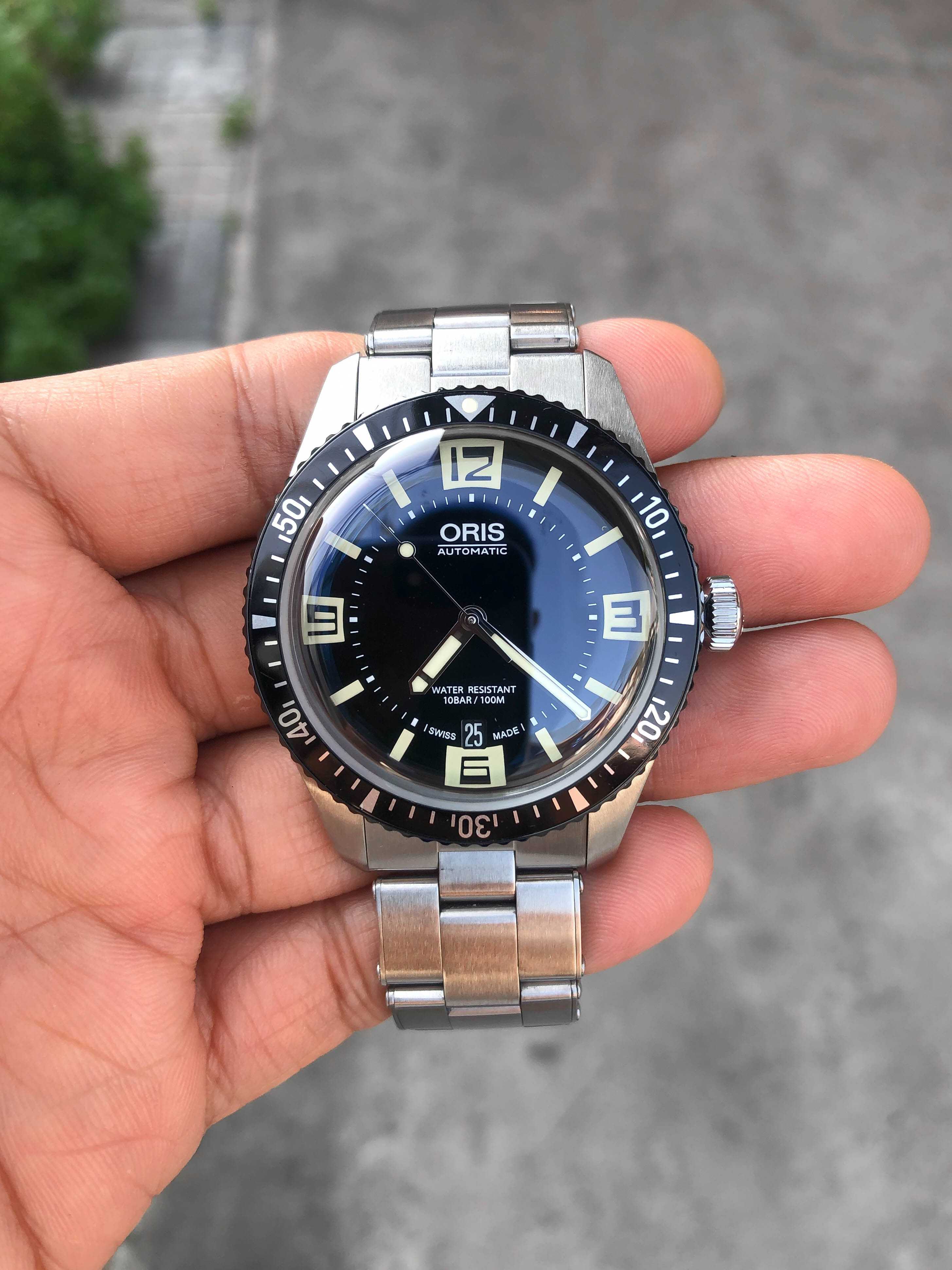 Oris Divers Heritage Sixty-Five Automatic King Size หน้าดำ ขอบฟิล์ม