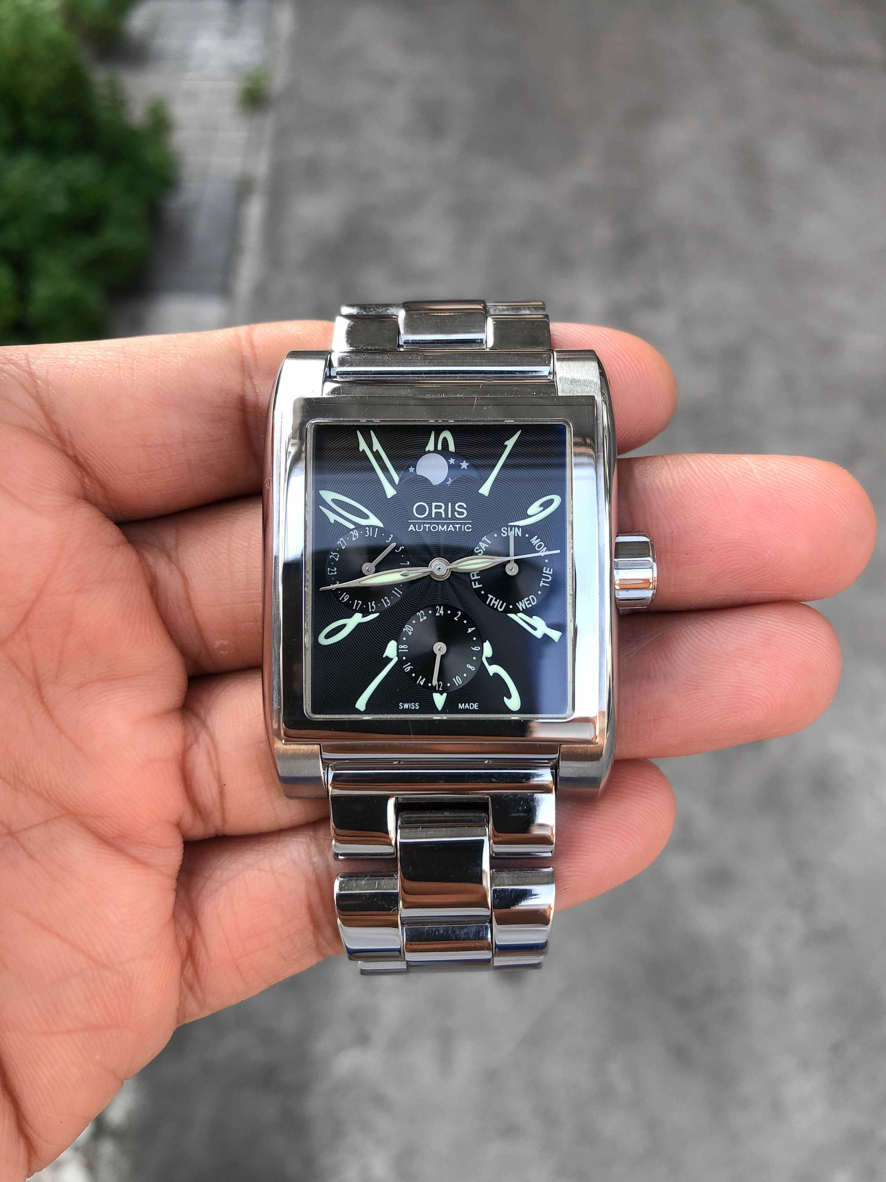 Oris Rectangular Complication Moonphase King Size Automatic