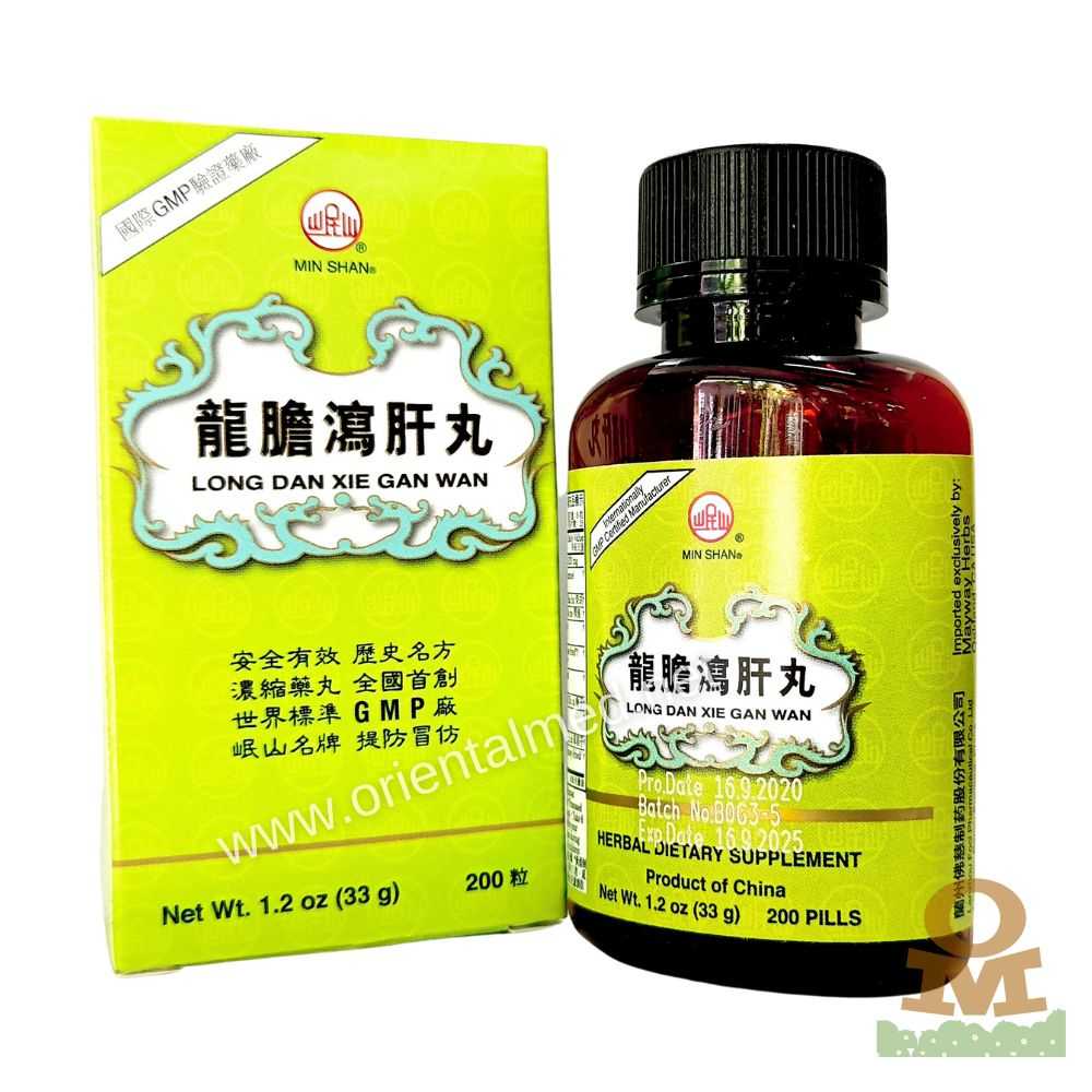 หลงต่านเซี่ยกานหยวน 龙胆泻肝丸 Long Dan Xie Gan Wan