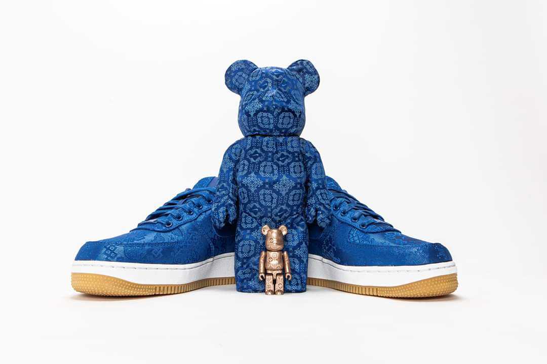Be@rbrick Nike x Clot 100%+400%