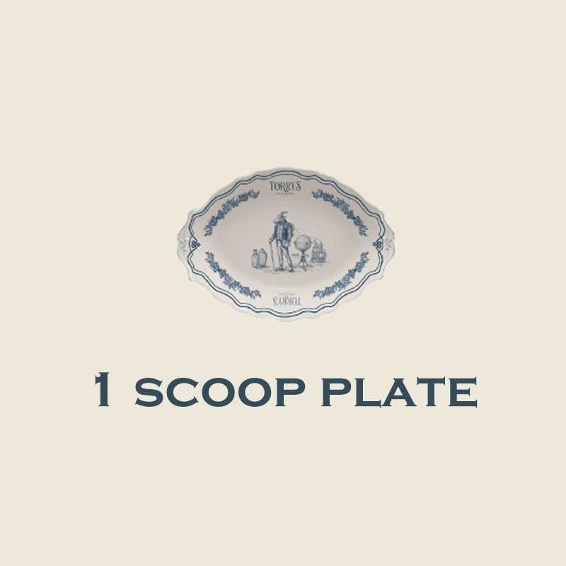 1 SCOOP PLATE