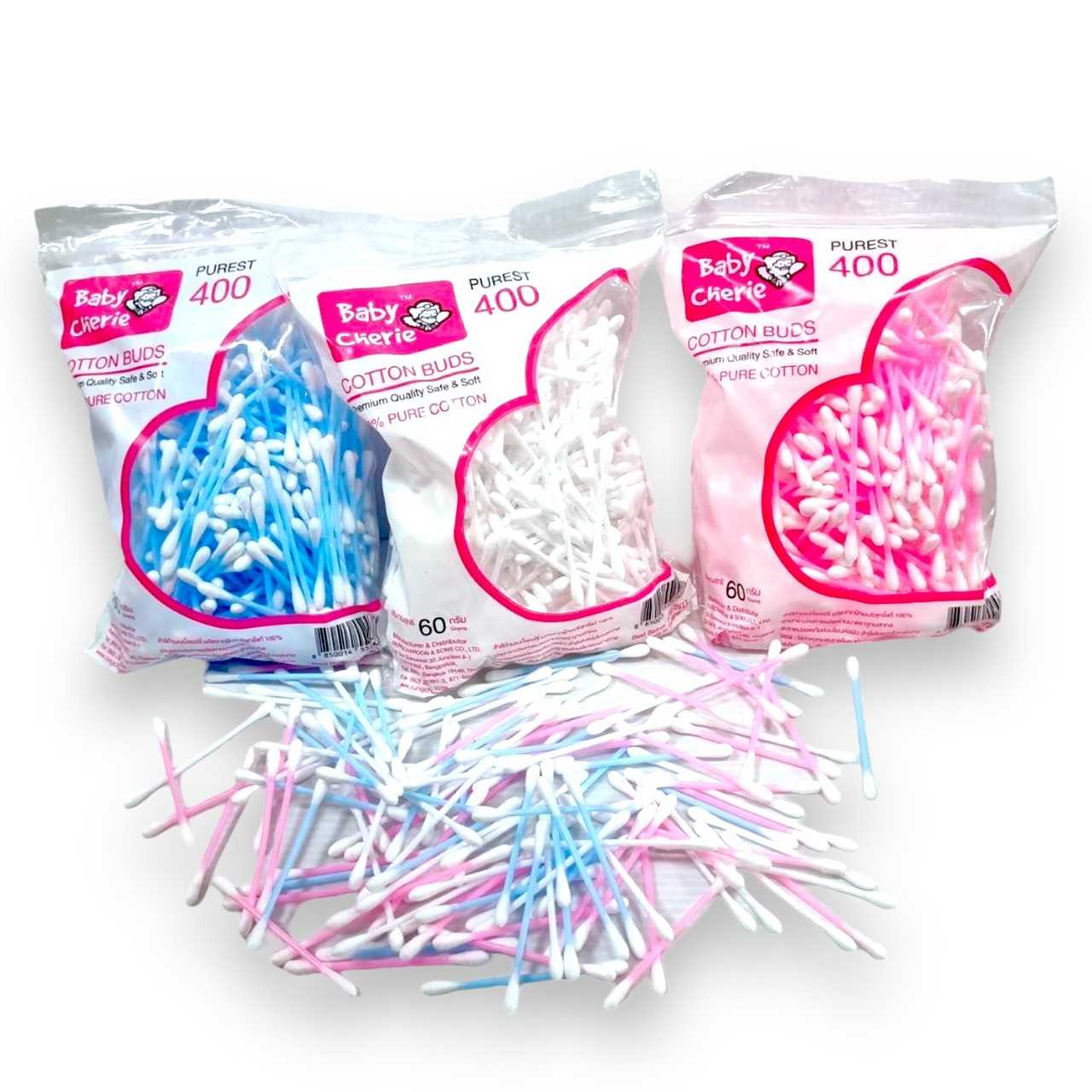 ปั่นหู400ก้านแพ็คถุง ก้านสี