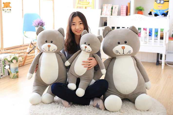 ตุ๊กตาแมวเหมียวอ้วน 60, 80, 100 cm.