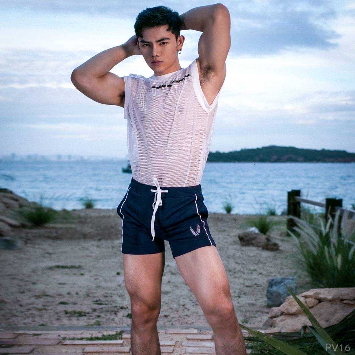 PV16 เสื้อแขนกุด ผ้าตาข่าย Awesome sport