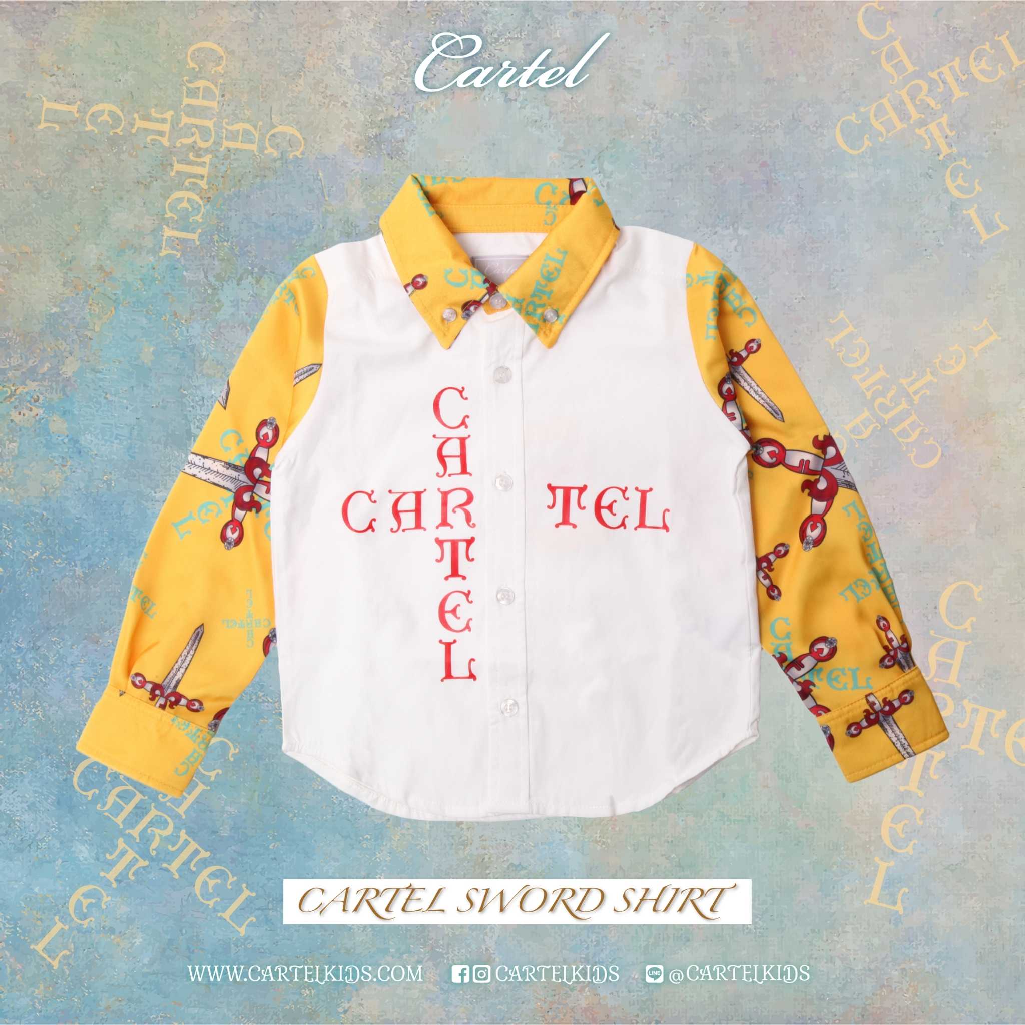 (CL) เสื้อเชิ้ตแขนยาวเด็ก CARTEL SWORD SHIRT Cartelkids