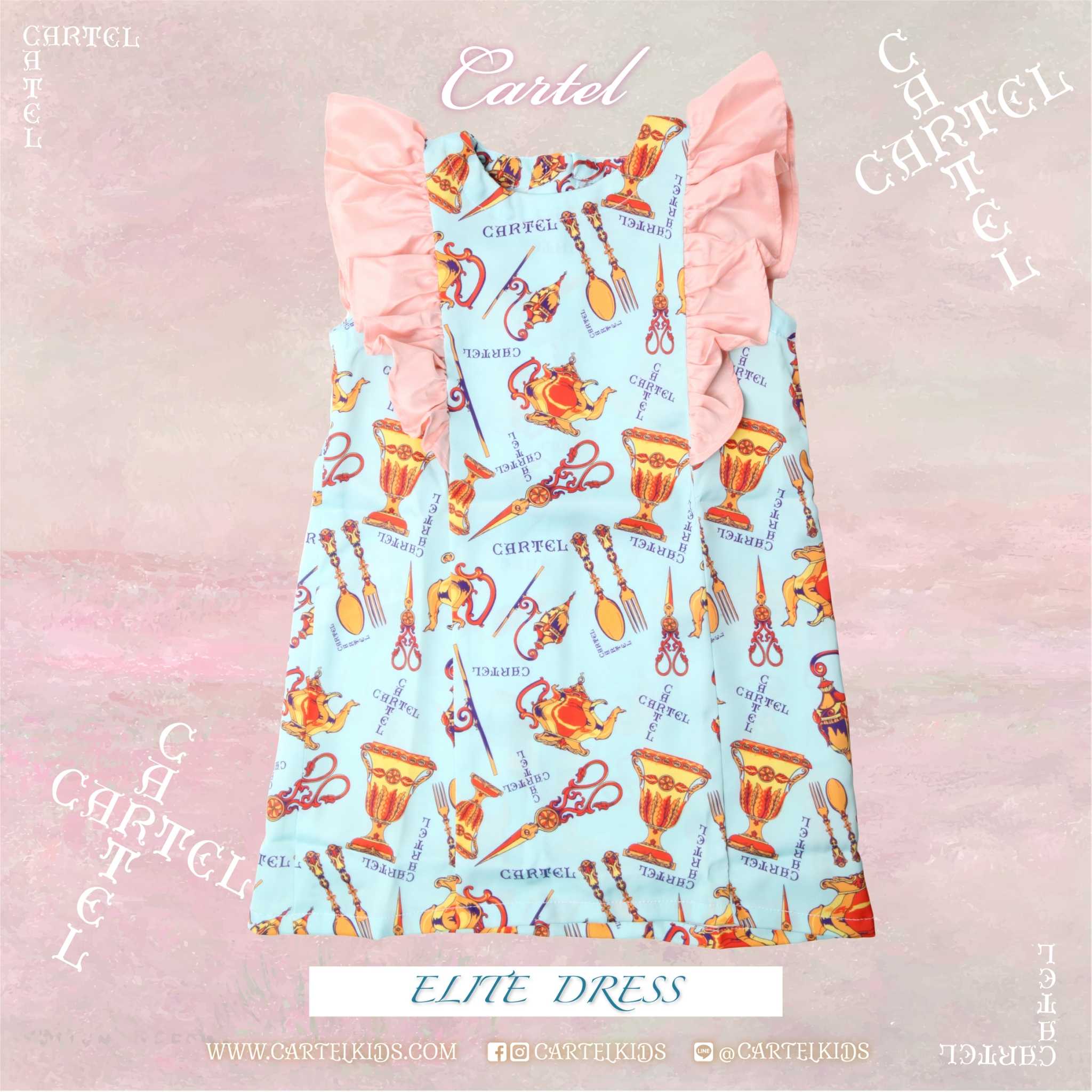 (CL) ELITE DRESS ชุดเดรสเด็ก Cartelkids