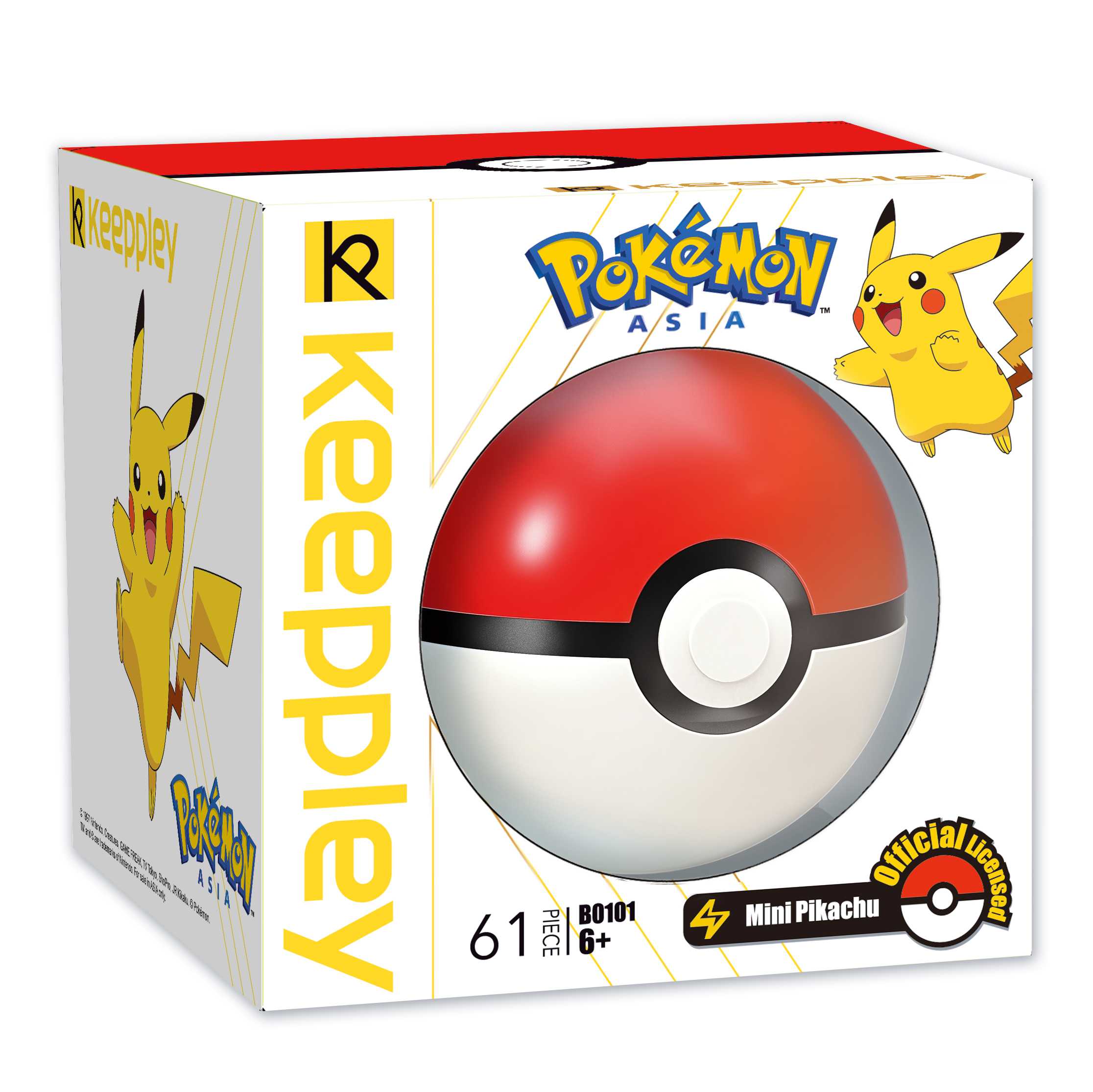 Keeppley Mini Pikachu - B0101 - ตัวต่อพลาสติก รุ่นมินิปิกาจู